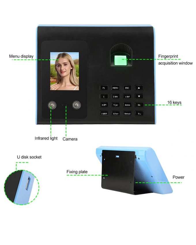 Read more about the article Biometric face recognition time attendance machine setup quick Video guide