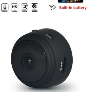 Mini Wifi CCTV Inbuilt Battery IP Home Office Camera With 32gb Card